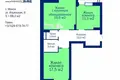 Mieszkanie 3 pokoi 68 m² Mińsk, Białoruś