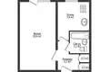 1 room apartment 30 m² Lida, Belarus
