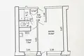 Квартира 1 комната 33 м² Минск, Беларусь