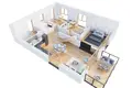 3 bedroom apartment 148 m² Dziekanow Lesny, Poland