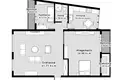 3 room apartment 91 m² Kaunas, Lithuania