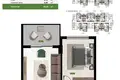1 room apartment 50 m² Oba, Turkey