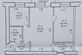 Mieszkanie 2 pokoi 44 m² Mińsk, Białoruś