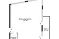 1 room apartment 87 m² Minsk, Belarus