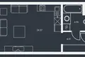 Mieszkanie 1 pokój 34 m² Ryga, Łotwa