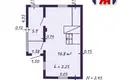 Casa 37 m² Starobinski sielski Saviet, Belarús