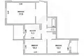 Apartamento 3 habitaciones 67 m² Muchaviecki sielski Saviet, Belarús