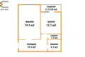 1 room apartment 48 m² Dzyarzhynsk, Belarus