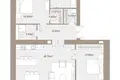 Mieszkanie 3 pokoi 86 m² Ryga, Łotwa