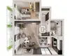 Квартира 2 комнаты 60 м² Бечичи, Черногория