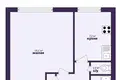 1 room apartment 34 m² Zhodzina, Belarus