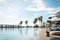 Complexe résidentiel New residence Rixos Beach Residence with swimming pools and gardens at 50 meters from the beach, Dubai Islands, Dubai, UAE