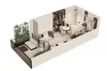 Квартира 1 комната 35 м² Чакви, Грузия