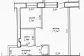 Wohnung 1 zimmer 31 m² Homel, Belarus
