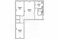 Apartamento 3 habitaciones 56 m² Brest, Belarús