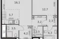 Wohnung 2 zimmer 55 m² Moskau, Russland