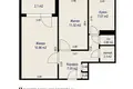 Appartement 2 chambres 46 m² Minsk, Bélarus