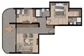 Mieszkanie 3 pokoi 105 m² Akdeniz, Turcja