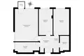 Mieszkanie 3 pokoi 56 m² Warszawa, Polska
