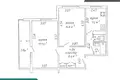 2 room apartment 55 m² Minsk, Belarus