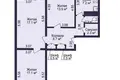 Квартира 3 комнаты 68 м² Минск, Беларусь