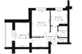 Wohnung 2 zimmer 57 m² Kobryn, Belarus