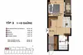 Appartement 1 chambre 45 m² Mezitli, Turquie