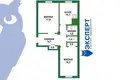 2 room apartment 61 m² Minsk, Belarus