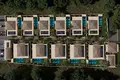 Kompleks mieszkalny New complex of villas with swimming pools, 10 meters from the beach, Samui, Thailand