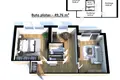 Appartement 2 chambres 50 m² Klaipeda, Lituanie