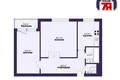Apartamento 2 habitaciones 47 m² Valozhyn, Belarús