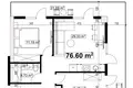 Wohnung 2 zimmer 77 m² Batumi, Georgien