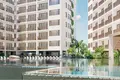 Complexe résidentiel Modern residential complex with a large swimming pool opposite a shopping center in Chalong, Phuket, Thailand