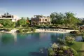 Residential complex New villas surrounded by green parks, gardens, lakes and lagoons, Dubailand, Dubai, UAE
