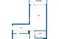 Квартира 2 комнаты 54 м² Ярвенпяа, Финляндия