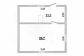 Casa 39 m² Kamianica Zyravieckaja, Belarús