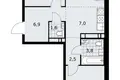 Appartement 3 chambres 60 m² Kommunarka, Russie