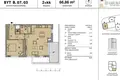 Apartamento 3 habitaciones 67 m² Praga, Chequia