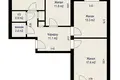 Квартира 3 комнаты 73 м² Минск, Беларусь
