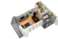 Studio 1 chambre 38 m² Batoumi, Géorgie