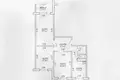 3 room apartment 64 m² Minsk, Belarus