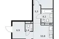 Apartamento 3 habitaciones 60 m² Vnukovo, Rusia