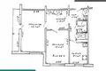 2 room apartment 54 m² Minsk, Belarus