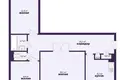 Квартира 3 комнаты 68 м² Минск, Беларусь