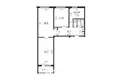 Mieszkanie 3 pokoi 68 m² Mińsk, Białoruś