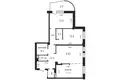 3 bedroom apartment 78 m² Minsk, Belarus