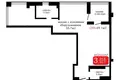 Apartamento 3 habitaciones 69 m² Minsk, Belarús