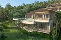Residential complex Prestigious residential complex of turnkey villas with swimming pools and sea views, Bang Makham, Samui, Thailand
