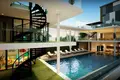 Residential complex Luxury residential complex with swimming pools in the center of Phuket, Thailand