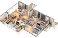 Appartement 3 chambres 121 m² Batoumi, Géorgie